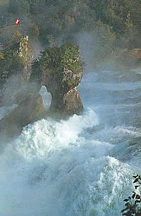 Schweiz-Rheinfall Schaffhausen, grter Wasserfall Europas